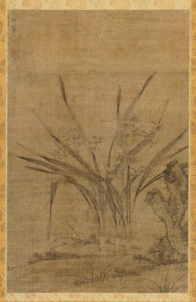 Nárcisz és sziklák, 1368-1644. alkotó: Lu Tianru