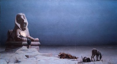 "Le Repos de la Sainte Famille pendant la Fuite en Egypte" Luc Olivier Merson (1846-1920) festménye 1879 Méret 77 x 133 cm Olaj, vászon Musee des Beaux Arts, Nizza alkotó: Luc-Oliver Merson