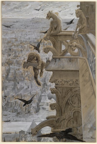 Notre Dame de Paris, c. 1881. alkotó: Luc Olivier Merson