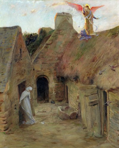 Angyali üdvözlet, 1908. alkotó: Luc Olivier Merson