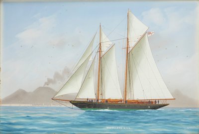 Magdalene R.Y.S Nápoly mellett (gouache) alkotó: Luca Papaluca