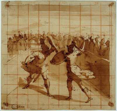 Aeneas versus Turnus alkotó: Luca Cambiaso