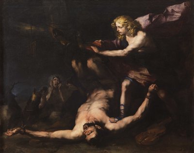 Apollo és Marsyas, c. 1660. alkotó: Luca Giordano