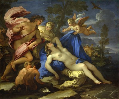 Ariadnét Thészeusz elhagyta Naxoson, kb. 1675-1680. alkotó: Luca Giordano