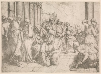 Krisztus és a házasságtörésen elhurcolt asszony Krisztus és a házasságtörésen elfogott asszony alkotó: Luca Giordano