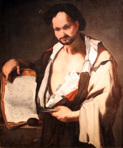 Démokritosz alkotó: Luca Giordano