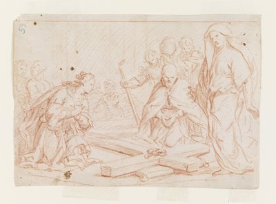 A kereszt megtalálása alkotó: Luca Giordano