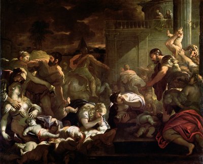 Az ártatlanok mészárlása alkotó: Luca Giordano