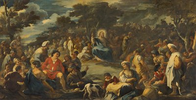 A tízezer ember megvendégelése (a kenyér csodálatos megszaporítása) alkotó: Luca Giordano