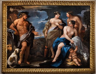 Párizs ítélete, 17. század második fele (olaj, vászon) alkotó: Luca Giordano