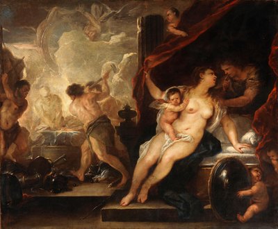 Venus, Mars und die Schmiede des Vulkan alkotó: Luca Giordano