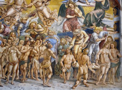 Blessed in Paradise, az Utolsó ítélet freskóciklusából alkotó: Luca Signorelli