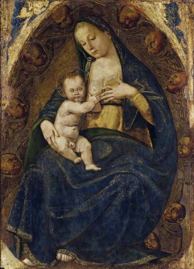 Ápoló Madonna, c. 1482-1485. alkotó: Luca Signorelli