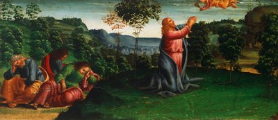Krisztus történetei: Krisztus a Getszemáni kertben, Luca Signorelli (kb. 1445-1523) alkotó: Luca Signorelli