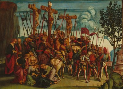 A keresztre feszítés, c. 15041505. alkotó: Luca Signorelli