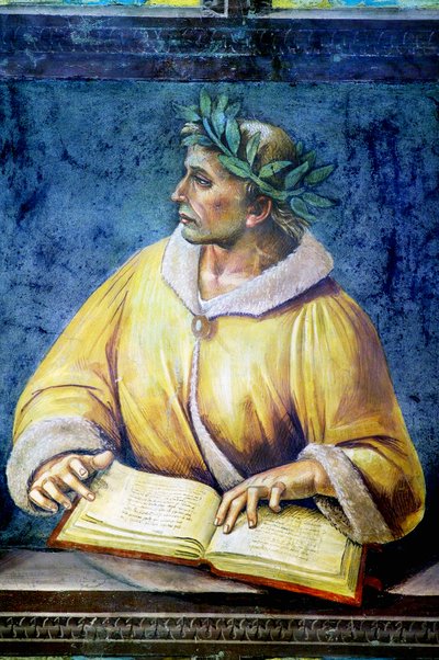 Vergilius, portré az Illustrious people ciklusból alkotó: Luca Signorelli