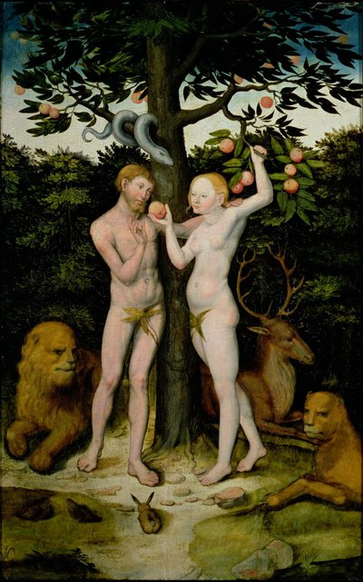 Ádám és Éva alkotó: Lucas Cranach the Elder