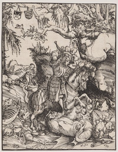 Szent György megöli a sárkányt alkotó: Lucas Cranach