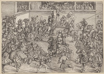 A verseny Sampsonnal és az oroszlánnal alkotó: Lucas Cranach