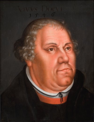 Luther Márton (1483-1546) portréja alkotó: Lucas Cranach d.Y.