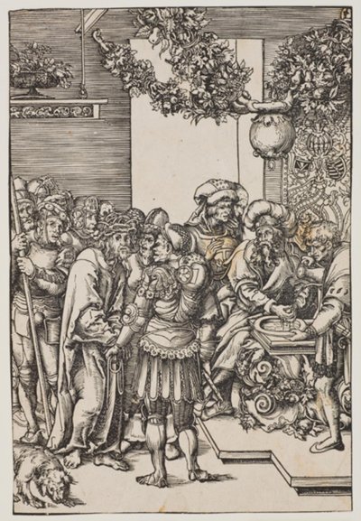 Pilátus kezet mos alkotó: Lucas Cranach d.Æ.