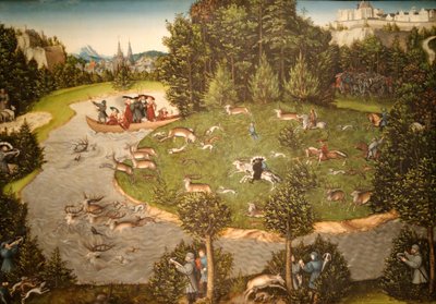 Szarvasvadászat Bölcs Friedrich választófejedelemmel alkotó: Lucas Cranach the Elder