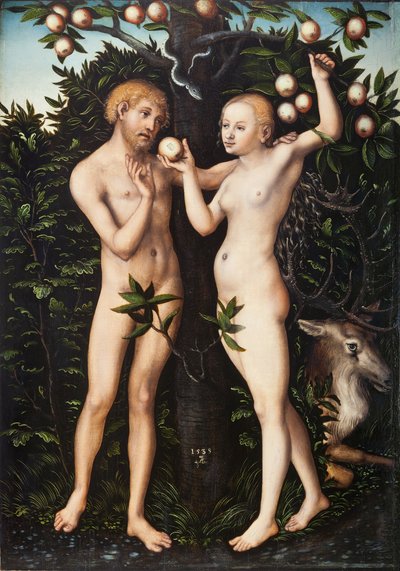 Ádám és Éva alkotó: Lucas Cranach the Elder