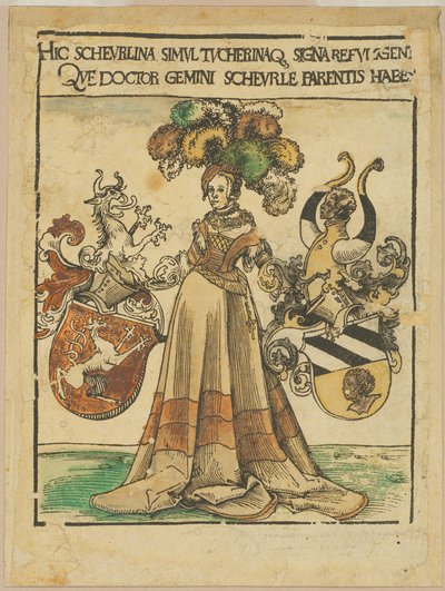 Scheurl és Tucher könyvtáblája alkotó: Lucas Cranach the Elder