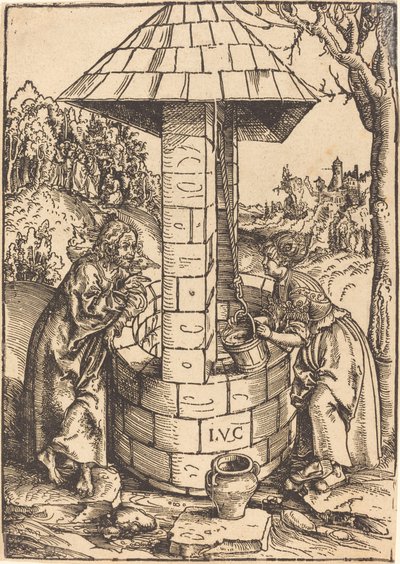 Krisztus és a szamáriai asszony alkotó: Lucas Cranach the Elder