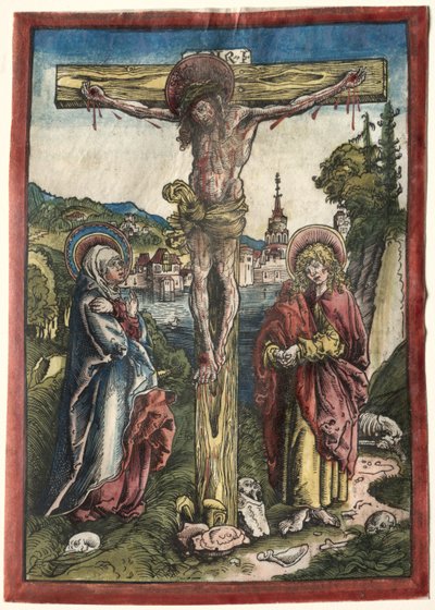 Krisztus a kereszten Szűz és Szent János között, 1503. alkotó: Lucas Cranach the Elder