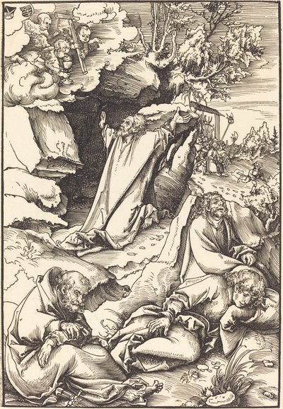 Krisztus az Olajfák hegyén alkotó: Lucas Cranach the Elder
