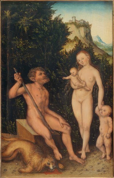 A természet embereinek családja alkotó: Lucas Cranach the Elder