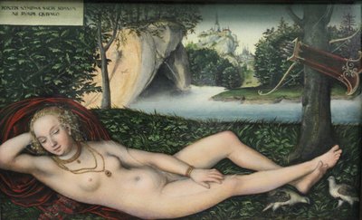 Nimfa a forrásnál alkotó: Lucas Cranach the Elder