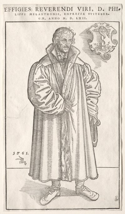 Philip Melanchthon. alkotó: Lucas Cranach the Elder