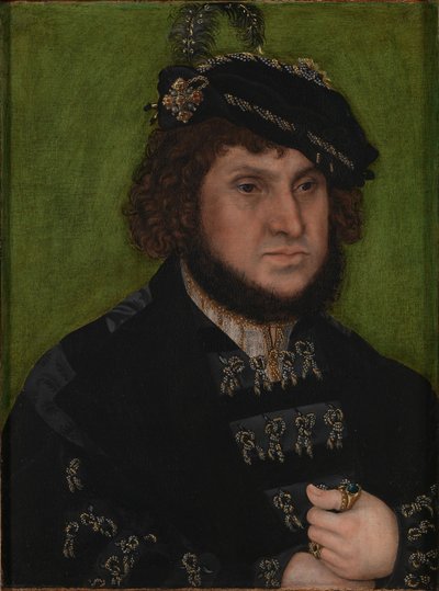 János szász választófejedelem portréja alkotó: Lucas Cranach the Elder