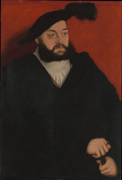 János, Szászország örökös hercegének portréja alkotó: Lucas Cranach the Elder