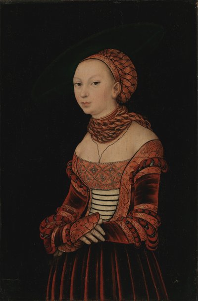 Fiatal nő portréja, 1525. alkotó: Lucas Cranach the Elder