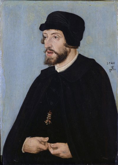 I. Ferdinánd király portréja. alkotó: Lucas Cranach the Elder