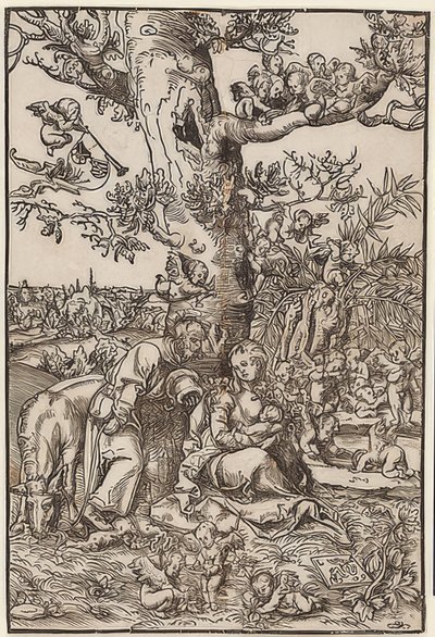 Pihenj futás közben alkotó: Lucas Cranach the Elder