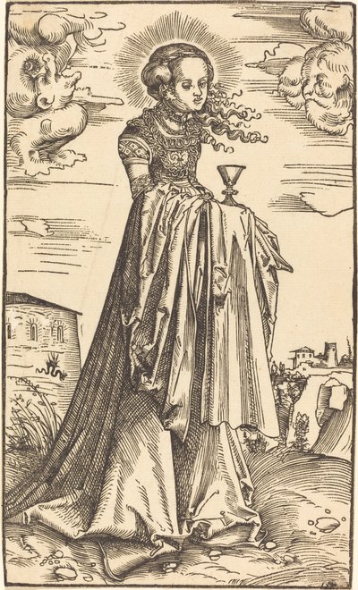 Szent Borbála alkotó: Lucas Cranach the Elder