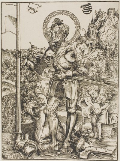 Szent György állva alkotó: Lucas Cranach the Elder