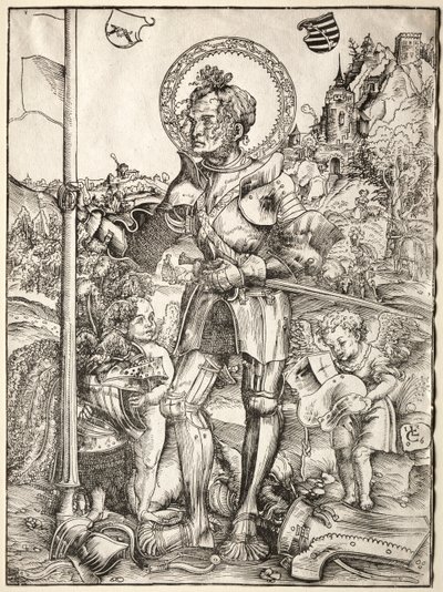 Álló Szent György, 1506. alkotó: Lucas Cranach the Elder