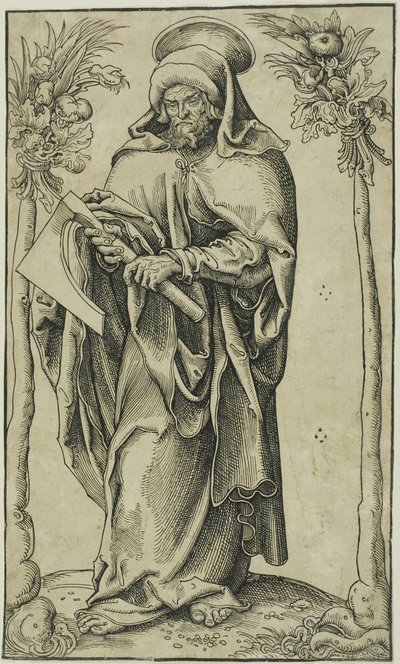Szent Mátyás, a Krisztus, az apostolok és Szent Pál könyvéből alkotó: Lucas Cranach the Elder