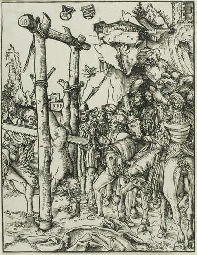 Szent Simon, az Apostolok mártíromsága című könyvből. alkotó: Lucas Cranach the Elder