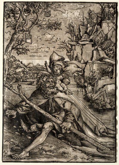Szent Kristóf, c. 1509. alkotó: Lucas Cranach the Elder