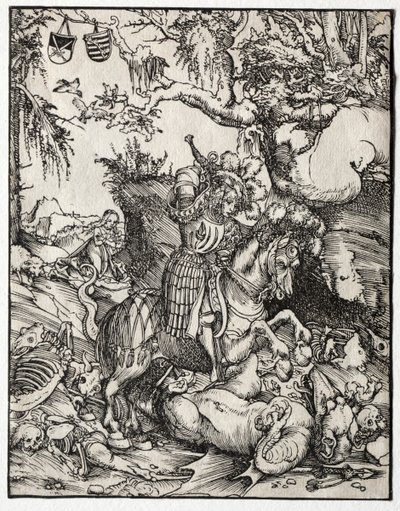 St. George Slaying the Dragon, 1500-as évek. alkotó: Lucas Cranach the Elder