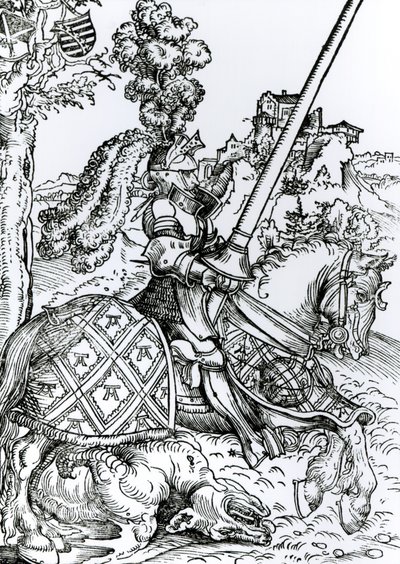 Szent György lóháton, 1507 alkotó: Lucas Cranach the Elder