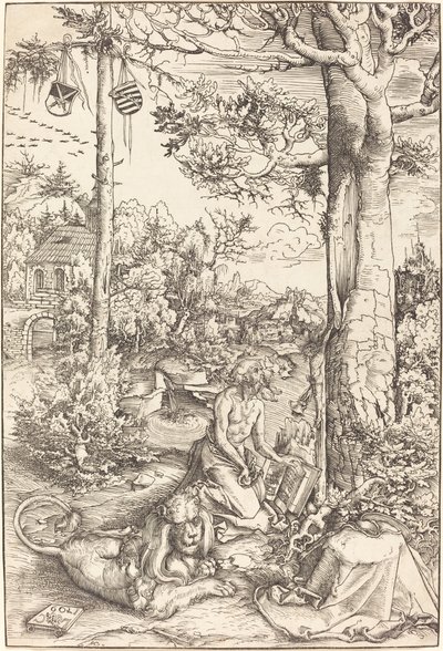 Szent Jeromos bűnbánata alkotó: Lucas Cranach the Elder