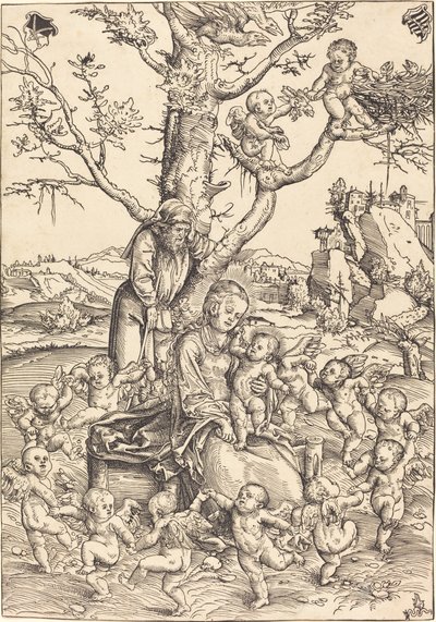 A többiek az egyiptomi repülésen alkotó: Lucas Cranach the Elder