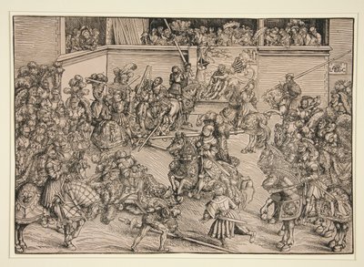 A második torna (Sámson és az oroszlán kárpitjával) alkotó: Lucas Cranach the Elder